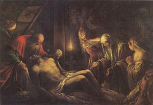 Jacopo Bassano The Descent from the Cross (mk05) oil painting image